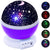 LED Night Light Projecting Star and Moon Sky Rotating Lamp for Children Bedroom