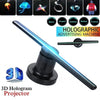 3D Hologram Projector Fan with 16G TF Holographic Party Decorations Player Christmas - Ver son
