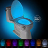 8 Color Led Toilet Seat Light Auto-Sensing WC Night Light Motion Sensor - Ver son