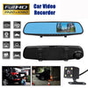 4.3 inch Night Vision Car  Rearview Mirror  Dash Cam - Ver son