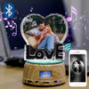 Custom Love Crystal Color Photo Frame LED Night Light MP3 Bluetooth Music Box - Ver son