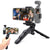 Universal FoldableTripod Phone Holder Stand Clip Hand-held Stabilizer