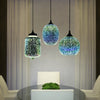 3D Colorful Nordic Starry Sky Hanging Glass - Ver son