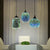 3D Colorful Nordic Starry Sky Hanging Glass