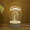 New Acrylic The neon lights 3D stereo Night light Small table lamp - Ver son