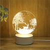 New Acrylic The neon lights 3D stereo Night light Small table lamp - Ver son