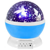 LED Night Light Projecting Star and Moon Sky Rotating Lamp for Children Bedroom - Ver son