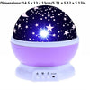 LED Night Light Projecting Star and Moon Sky Rotating Lamp for Children Bedroom - Ver son