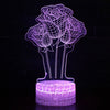 USB Battery Acrylic Night light 3D Desk lamp - Ver son