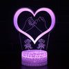 USB Battery Acrylic Night light 3D Desk lamp - Ver son